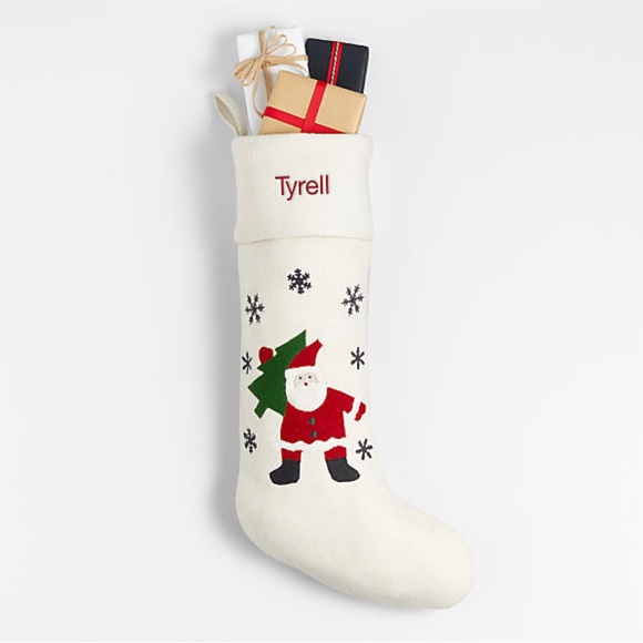 Santa Christmas Stocking by Joan Anderson - Picture 4 of 7